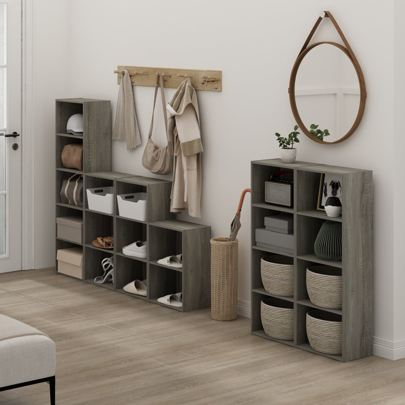 Aliesha Open Shelf Bookcase, French Oak, 79.8cm H x 39.5cm W x 23.7cm D