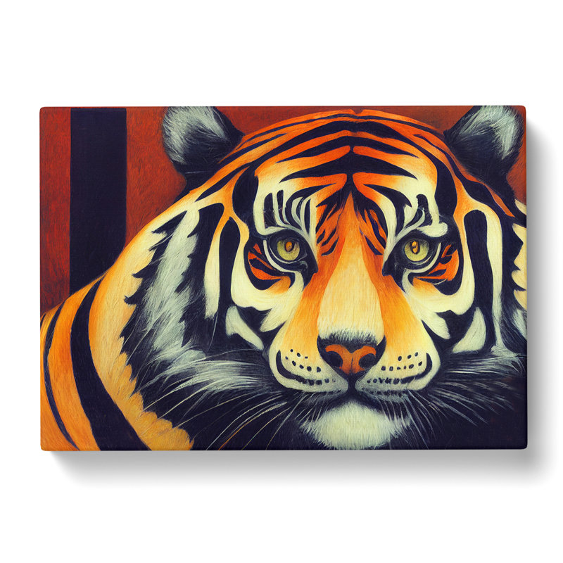 Exquisite Tiger - Wrapped Canvas, 35cm H x 50cm W x 3cm D
