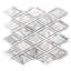 Santorini 13.75" x 13.88" Diamante Marble Grid Mosaic Wall Tile-45293128