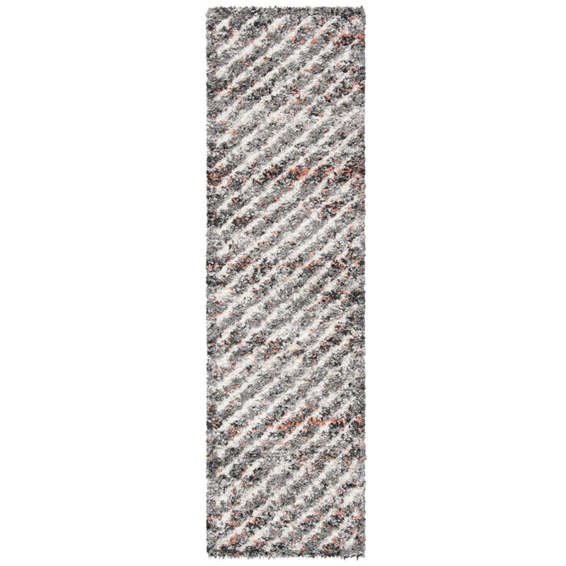 Reynoso Shag Performance Abstract Rug, Runner 2'2" x 8'