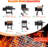 Adjustable Warming Rack, Upper Rack with Foldable Leg