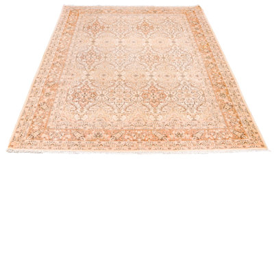 Hereke One-of-a-Kind 6'6'' X 9'7'' 1990s Wool Area Rug in