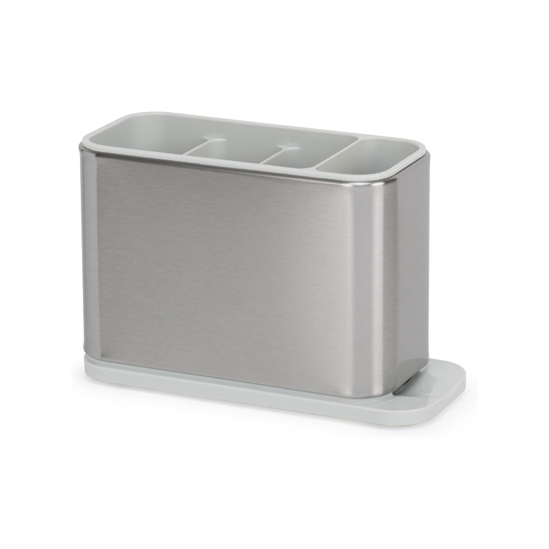 Kitchen Stainless Steel Sink Cutlery Drainer, Utensil Cutlery with Draining Base