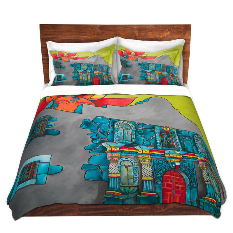 Ensembles de housse de couette pour grand lit DiaNoche en microfibre par Patti Schermerhorn - The Alamo