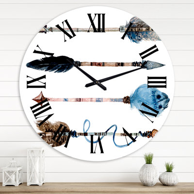 Horloge murale bohème et éclectique