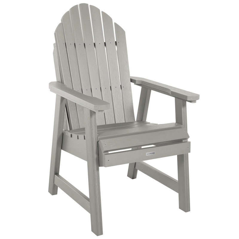 Chaise Adirondack Anette, Gris foncé