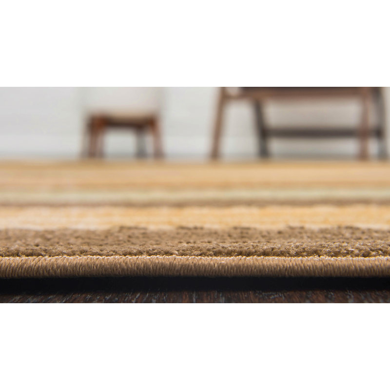 Vassar Striped Indoor Rug, Round 8'
