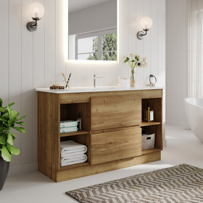 Ensemble de meuble-lavabo 48 po Mid Wood