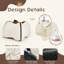 Beige Backrest Cushion