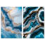 «Golden Geode Luxe», ensemble d'art mural sur toile par Art Remedy-115942080-115942076