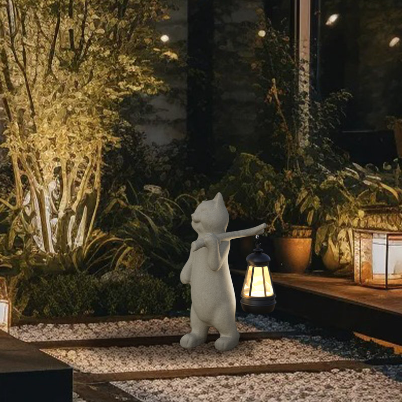 Resin Garden Statue, Beige