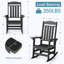 Ensemble de chaises berçantes 3 pièces avec table basse-596539267