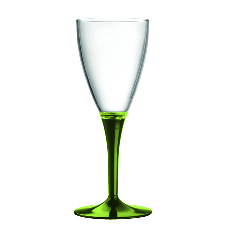 Verre à vin en polycarbonate - 12 pièces , Olivine