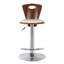 Langton Swivel Upholstered Adjustable Height Counter Stool-358532488