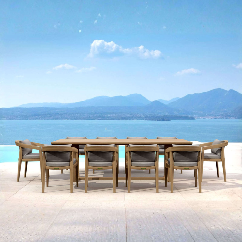 SET-368 11-pc Toscana Dining Table Set