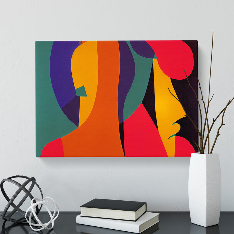 Flowing Modern Abstract - Wrapped Canvas