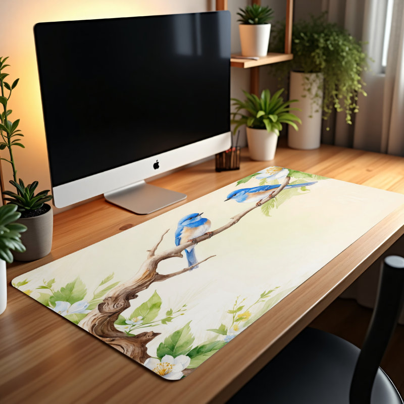 Polyester Desk Pad, 14.4x12.1