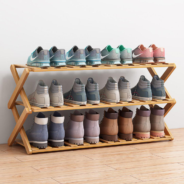 9 Pair Shoe Rack Rebrilliant