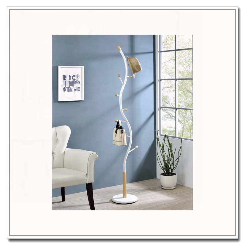 Portemanteau en métal, Blanc