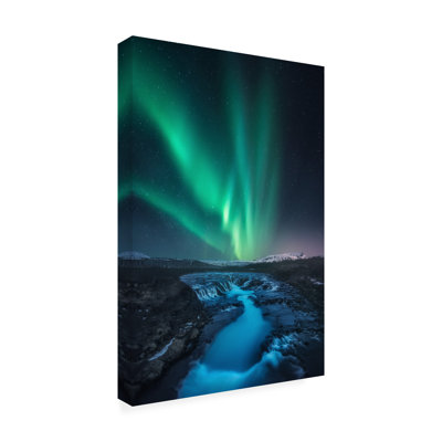 Carlos F. Turienzo Green Vs Blue Canvas Art