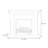 Black Solid Wood Freestanding Fireplace-1330892276