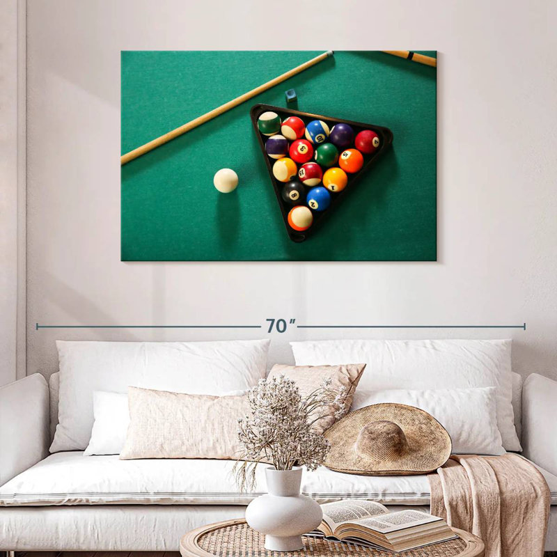 Outils de jeu de billard Senne, H 30 po x l 45 po