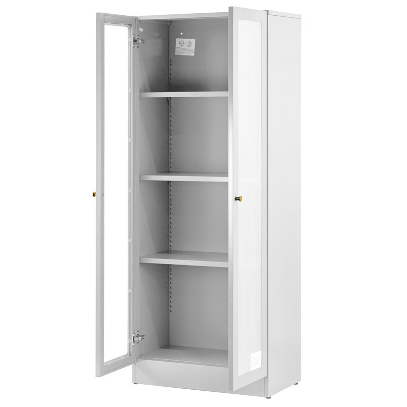 Harville 23.56'' Wide 3 - Shelf Storage Cabinet, White
