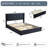 Modern Wingback Upholstered Platform Bed-1529935587-1529576910