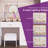 Azusena 35.4'' Vanity Built-In Outlets with Lighted Mirror-88744605