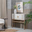 Isable 95cm Solid Wood Console Table