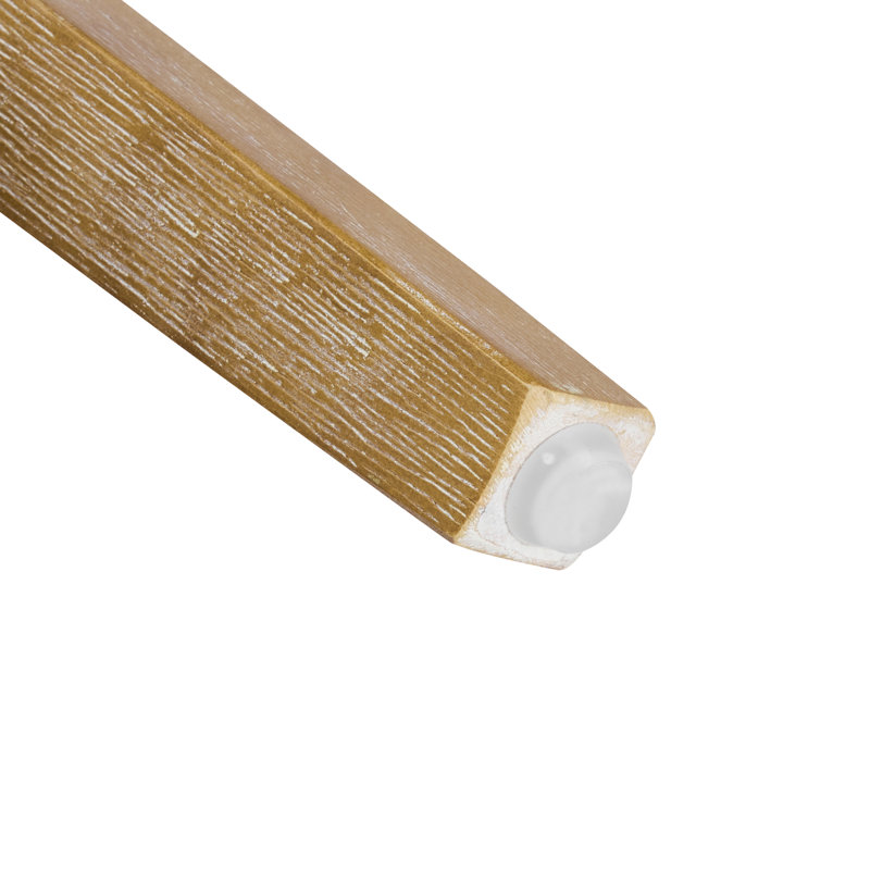 Tabouret Jorik, 4, Coussin beige / structure naturelle