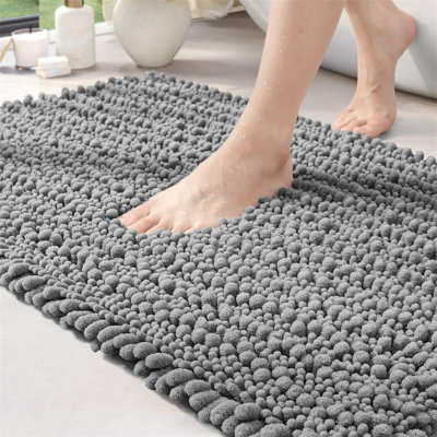 Ridhawn Chenille Non-Slip Bath Mat