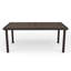 Table de patio d'extérieur en rotin avec plateau en bois d'ingénierie 71 po Martha Stewart Bedford-109713863