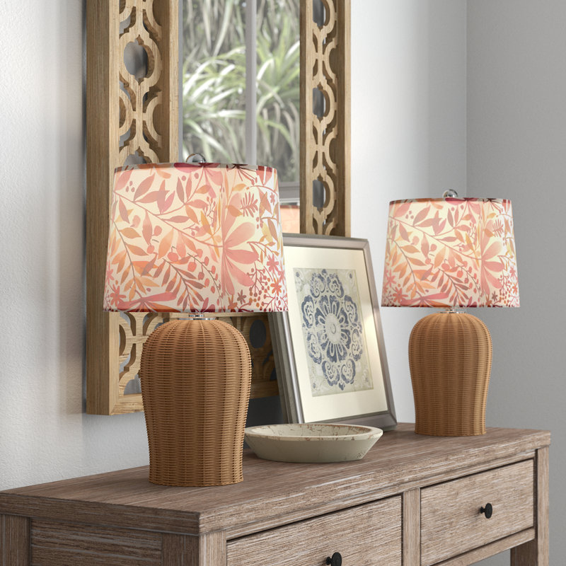 Lampe de table en rotin Arcola