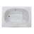St. Lucia 77.87'' x 47.5'' Acrylic Bathtub