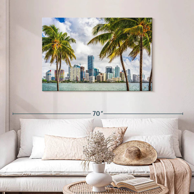 Ravi Tropical Downtown Miami, 30" H x 45" W
