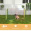 60cm H Panel Metal Pet Barrier With Door