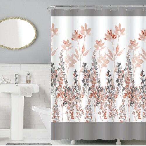 Brayden Studio® Floral Shower Curtain & Reviews | Wayfair