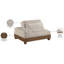 Fauteuil modulaire revêtu de tissu en chenille Turin-122059745-122059747
