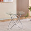 Table de salle à manger avec plateau en verre-231771075