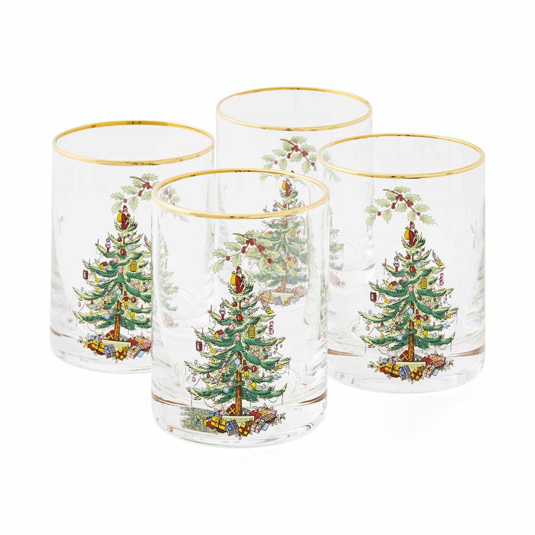 Spode, Christmas Tree - Lowball Glasses