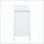 Buffet à motif ondulé - 3 tablettes réglables, 3 tiroirs et portes à fermeture en douceur, console de rangement avec poignées en métal, convient pour le bureau, le couloir et le salon-6797970