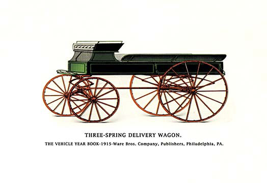 « trois-spring delivery wagon », impression
