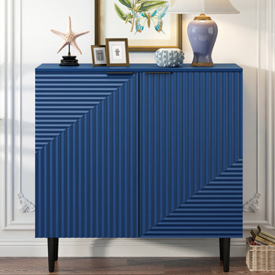 Mirod Modern Minimalist Side Cabinet With Adjustable Shelves For Any Home Decor