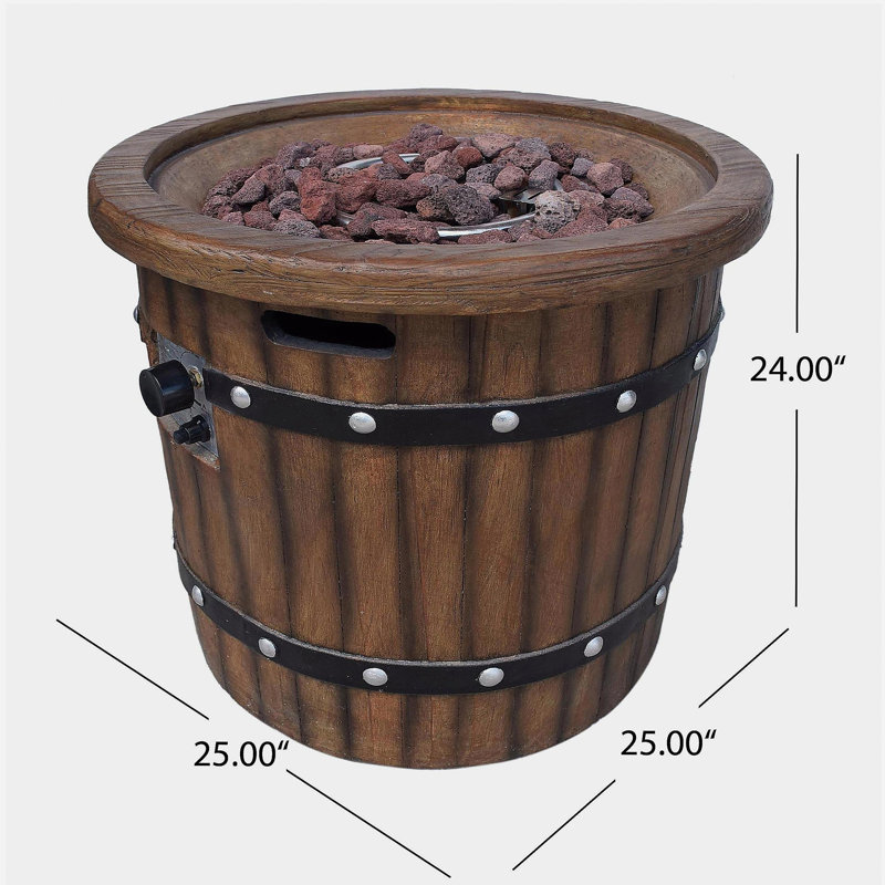 Circular 25" Fire Pit - 40,000 Btu