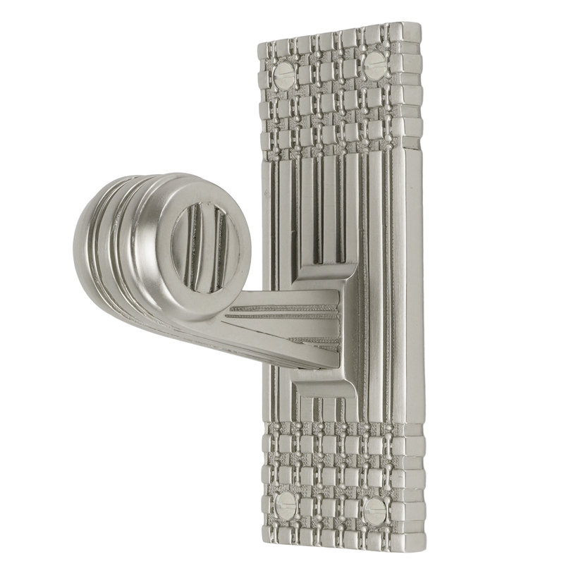 WILTON LARGE HOOK; SATIN NICKEL FINISH, Satin Nickel
