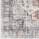 Mittler Oriental Machine Woven Polyester Area Rug in Brown
