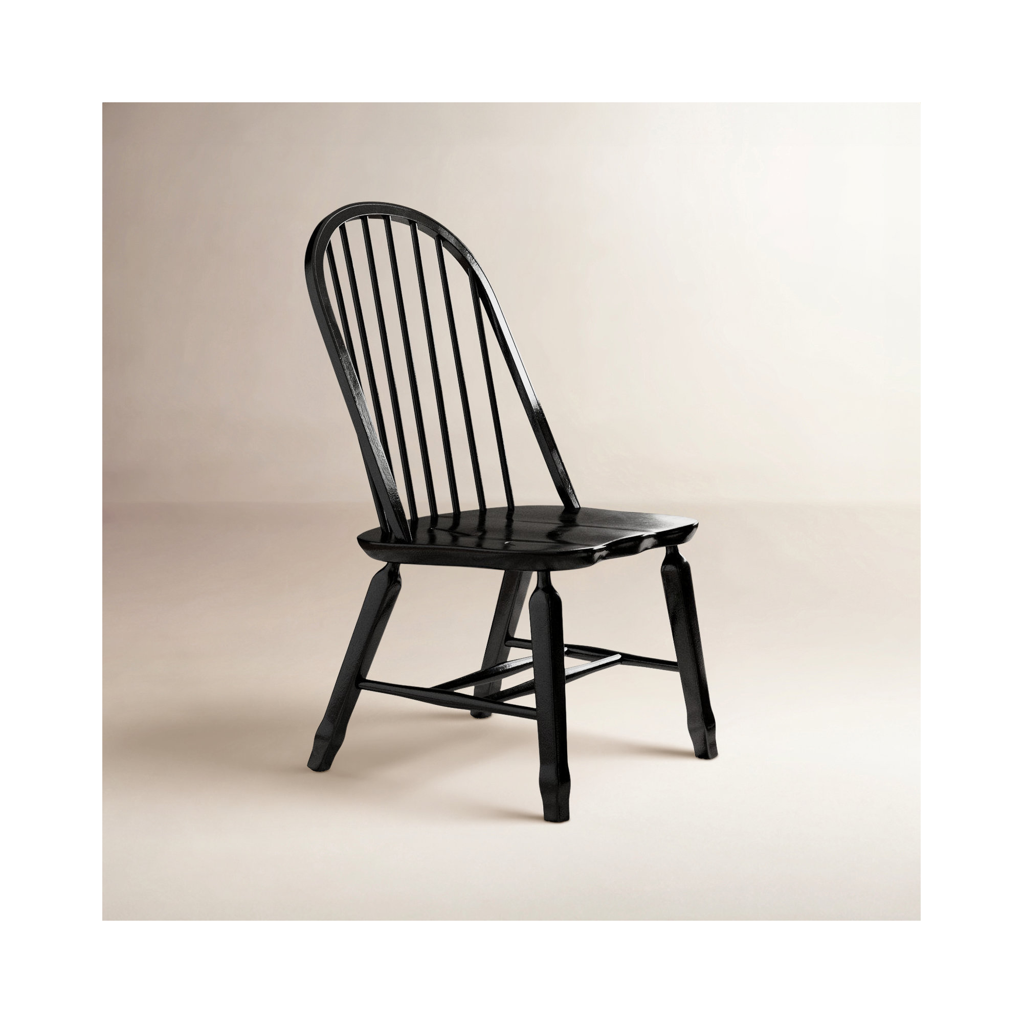 Makira Windsor Chair, Black