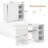 Blodwin 146cm x 50cm Foldable Sewing Table with Sewing Machine Platform