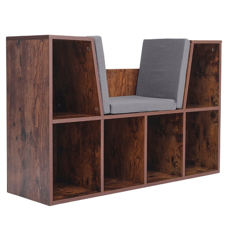 Reld 65cm H X 103cm W Kids Bookcase, Brown